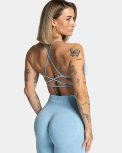 Online Brassière Acid « bleu layette » Femme Brassières De Sport