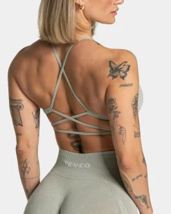 Outlet Brassière Acid « vert sauge » Femme Brassières De Sport