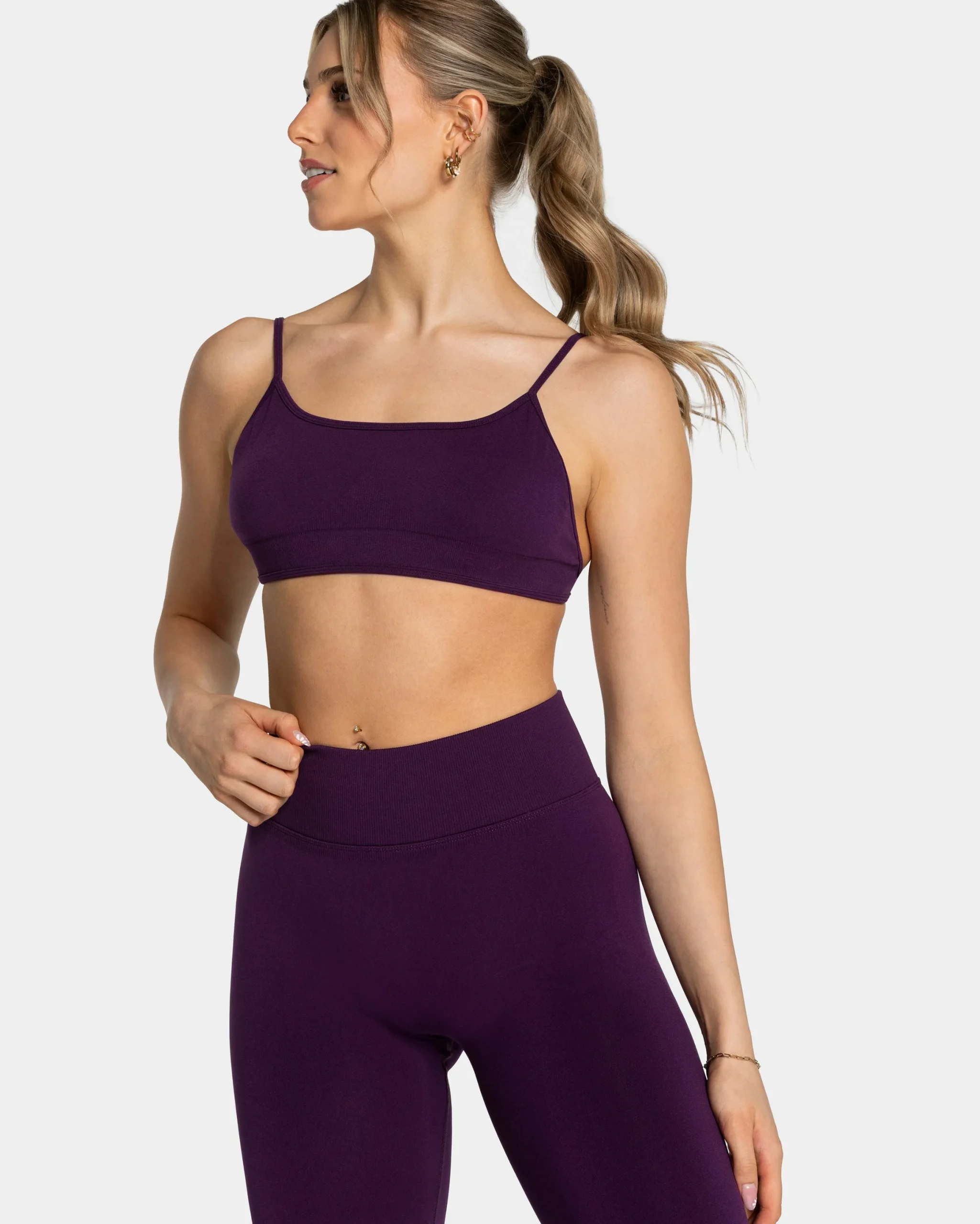 Sale Brassière Backless Femme « aubergine » Femme Brassières De Sport