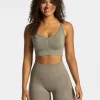 Clearance Brassière Charming Scrunch « kaki » Femme Brassières De Sport