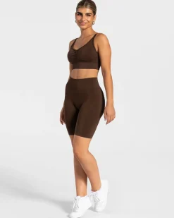 Fashion Brassière Charming Scrunch « marron » Femme Brassières De Sport