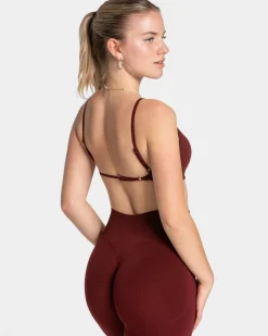 Fashion Brassière Femme Backless « bordeaux » Femme Brassières De Sport