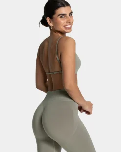 Hot Brassière Femme Backless « kaki » Femme Brassières De Sport