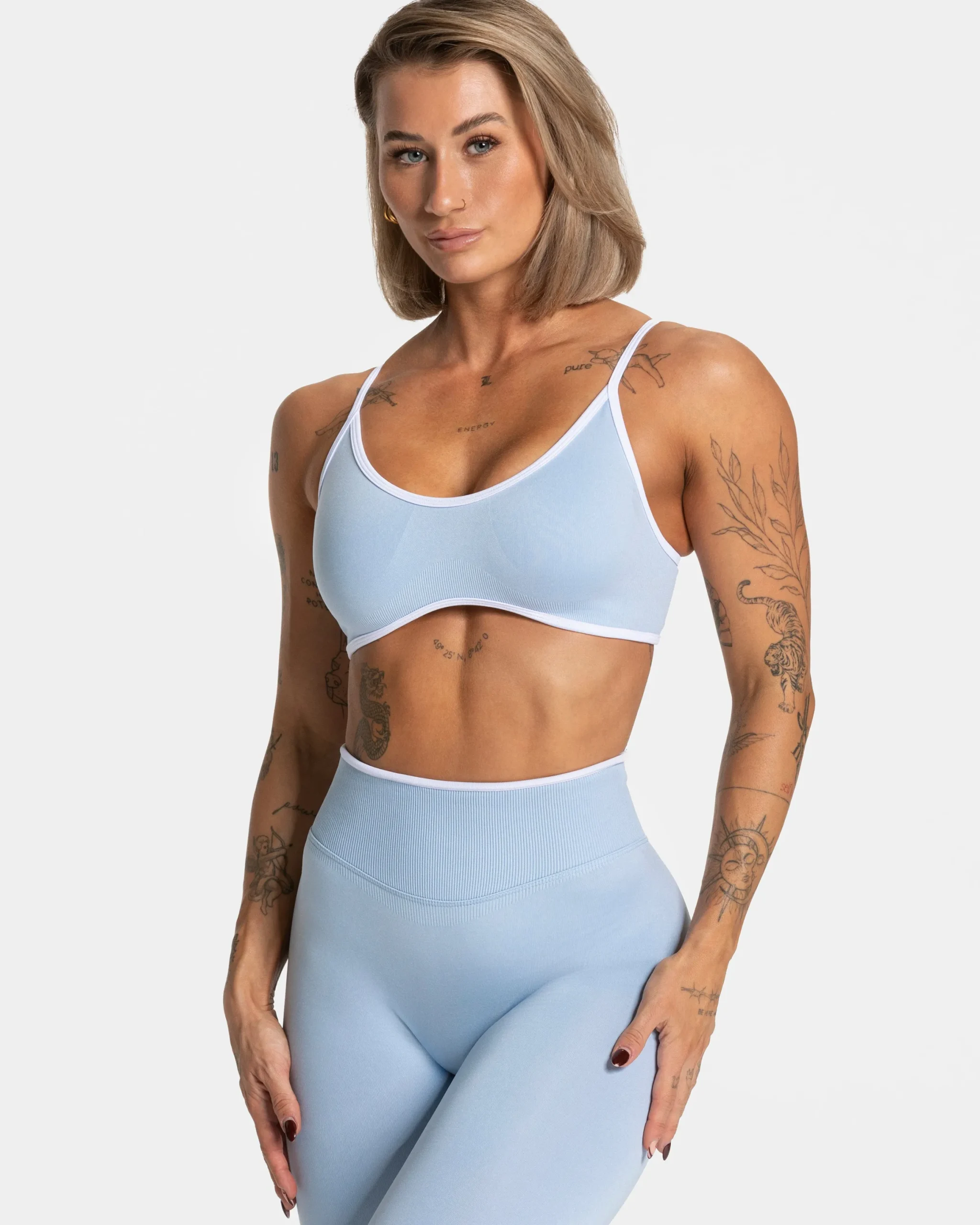 Hot Brassière Ignite « bleu layette » Femme Brassières De Sport