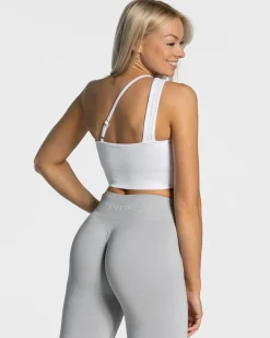 Best Brassière Sassy One Shoulder « blanc » Femme Brassières De Sport
