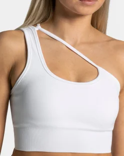 Best Brassière Sassy One Shoulder « blanc » Femme Brassières De Sport