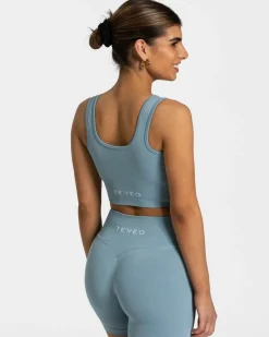 Outlet Brassière Sensation « bleu acier » Femme Brassières De Sport