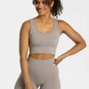 Sale Brassière Sensation « gris pierre » Femme Brassières De Sport