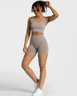 Sale Brassière Sensation « gris pierre » Femme Brassières De Sport