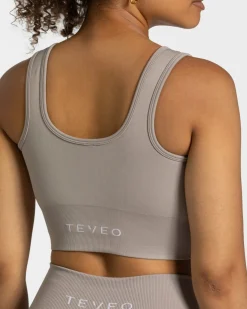 Sale Brassière Sensation « gris pierre » Femme Brassières De Sport