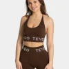 Fashion Brassière Signature Neckholder « marron foncé » Femme Brassières De Sport