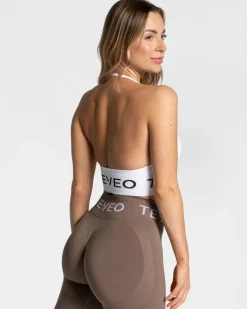 Clearance Brassière Signature Neckholder « blanc » Femme Brassières De Sport