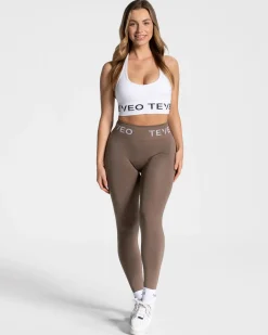 Clearance Brassière Signature Neckholder « blanc » Femme Brassières De Sport