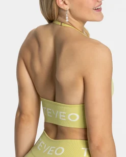 New Brassière Signature Neckholder « Lime » Femme Brassières De Sport