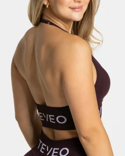 Discount Brassière Signature Neckholder « Merlot » Femme Brassières De Sport