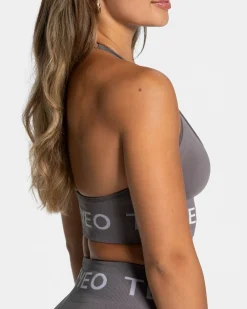 Outlet Brassière Signature Neckholder « graphite » Femme Brassières De Sport