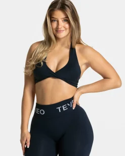 Sale Brassière Signature Twisted « Midnight » Femme Brassières De Sport