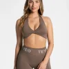 Clearance Brassière Signature Twisted « moka » Femme Brassières De Sport