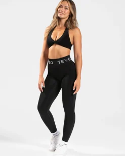 New Brassière Signature Twisted « noir » Femme Brassières De Sport