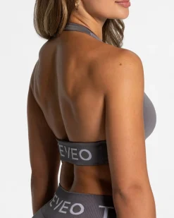 Outlet Brassière Signature Twisted « graphite » Femme Brassières De Sport