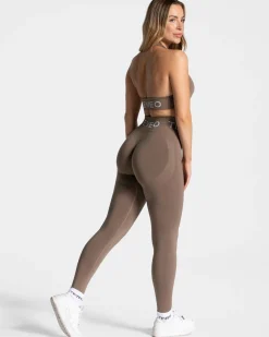 Clearance Brassière Signature Twisted « moka » Femme Brassières De Sport