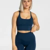 Outlet Brassière Statement « bleu foncé » Femme Brassières De Sport