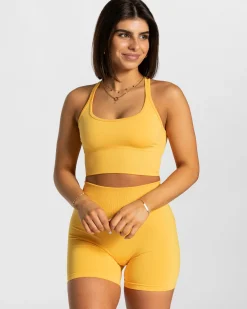 Sale Brassière Statement « jaune » Femme Brassières De Sport