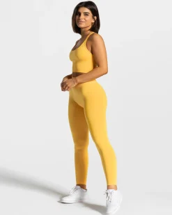Sale Brassière Statement « jaune » Femme Brassières De Sport