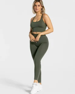 Hot Brassière Statement « kaki » Femme Brassières De Sport