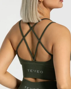 Hot Brassière Statement « kaki » Femme Brassières De Sport