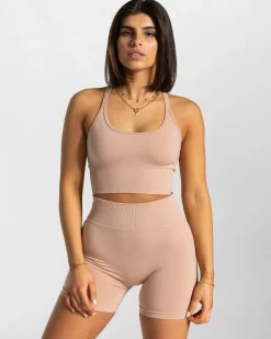 Online Brassière Statement « rose pâle » Femme Brassières De Sport