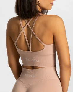 Online Brassière Statement « rose pâle » Femme Brassières De Sport