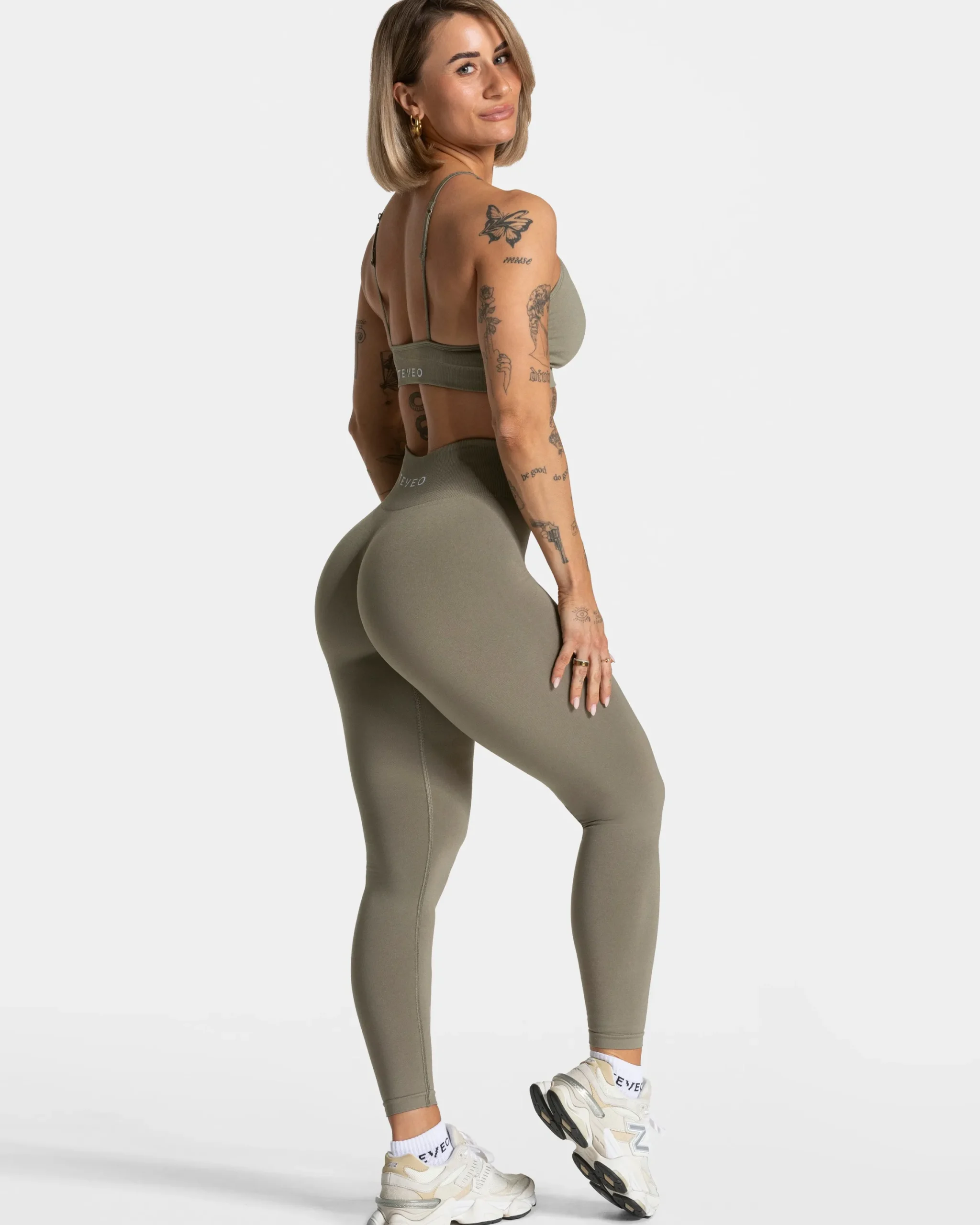 Clearance Brassière Timeless Pro « kaki » Femme Brassières De Sport