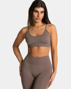 Outlet Brassière Timeless Pro « moka » Femme Brassières De Sport