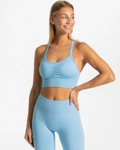 Sale Brassière Timeless Scrunch « bleu layette » Femme Brassières De Sport