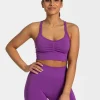 Outlet Brassière Timeless Scrunch « violet » Femme Brassières De Sport