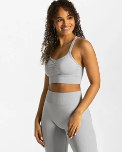 Clearance Brassière Timeless Scrunch « gris clair » Femme Brassières De Sport