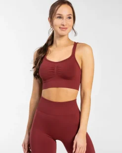 New Brassière Timeless Scrunch « bordeaux » Femme Brassières De Sport