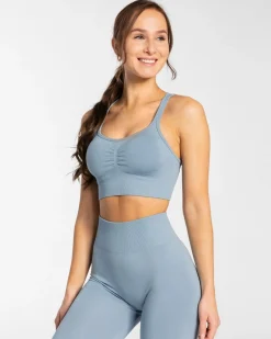 Fashion Brassière Timeless Scrunch « bleu acier » Femme Brassières De Sport