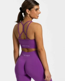 Outlet Brassière Timeless Scrunch « violet » Femme Brassières De Sport
