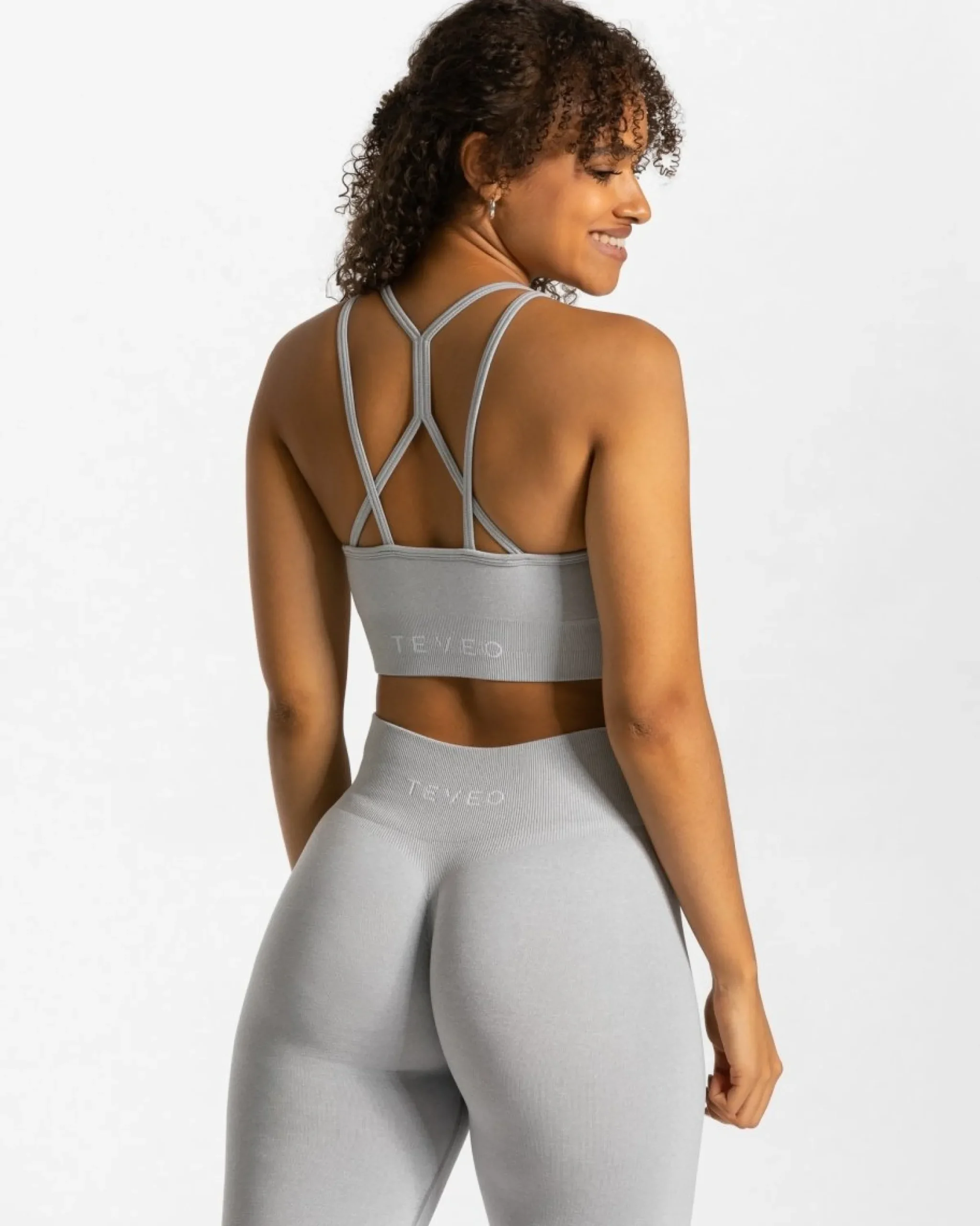 Clearance Brassière Timeless Scrunch « gris clair » Femme Brassières De Sport