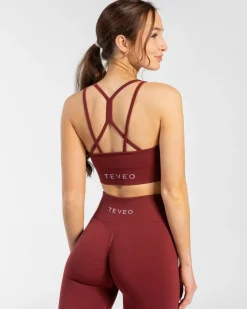 New Brassière Timeless Scrunch « bordeaux » Femme Brassières De Sport