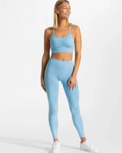 Sale Brassière Timeless Scrunch « bleu layette » Femme Brassières De Sport
