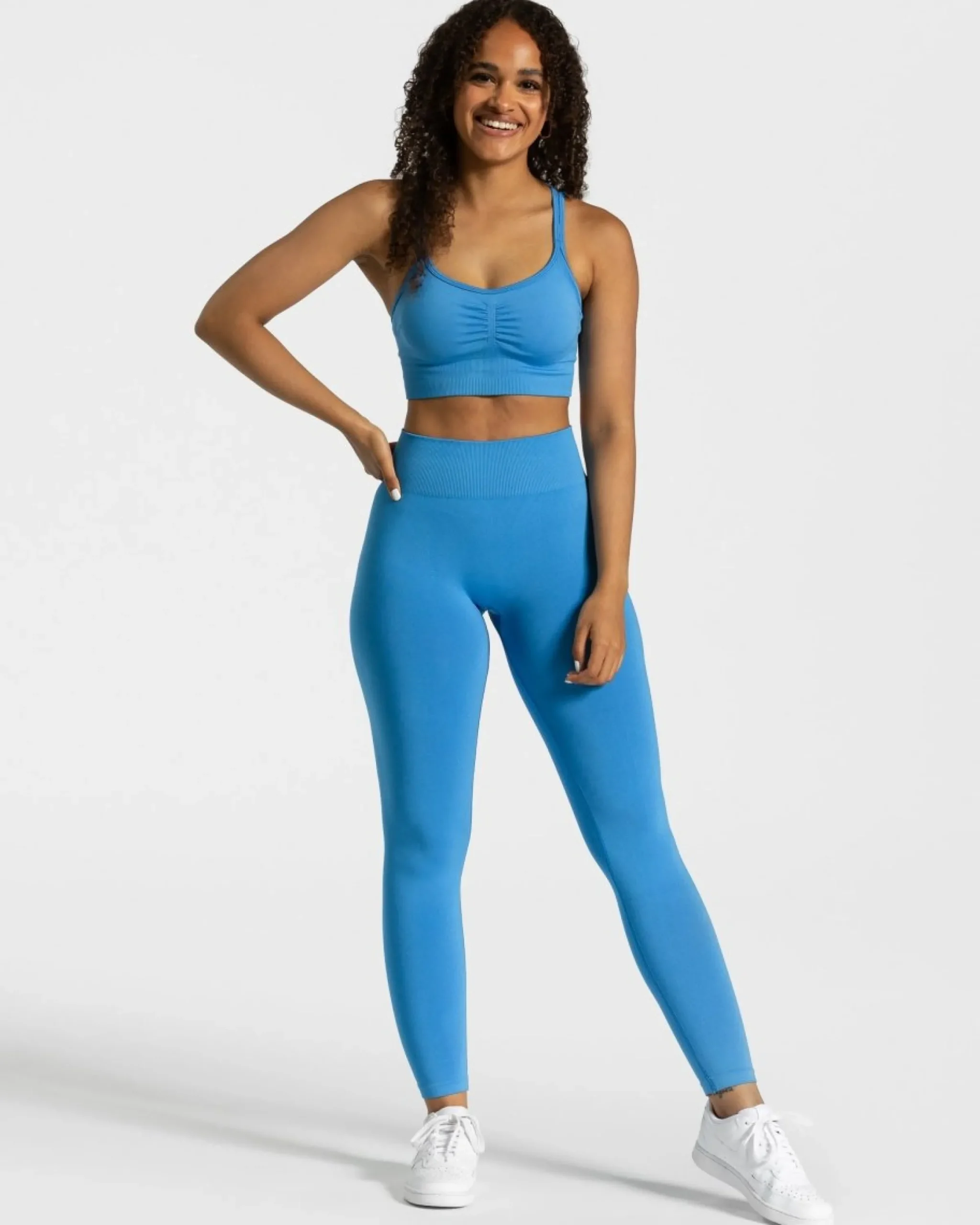 New Brassière Timeless Scrunch « bleu ciel » Femme Brassières De Sport