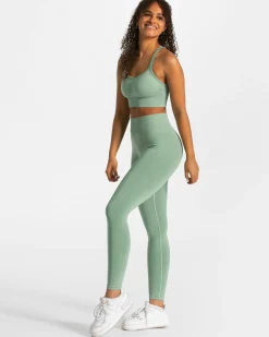 New Brassière Timeless Scrunch « vert sauge » Femme Brassières De Sport