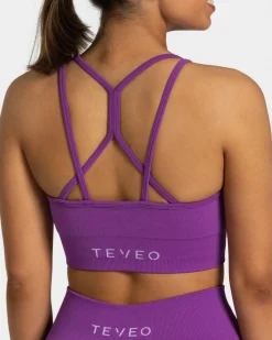 Outlet Brassière Timeless Scrunch « violet » Femme Brassières De Sport