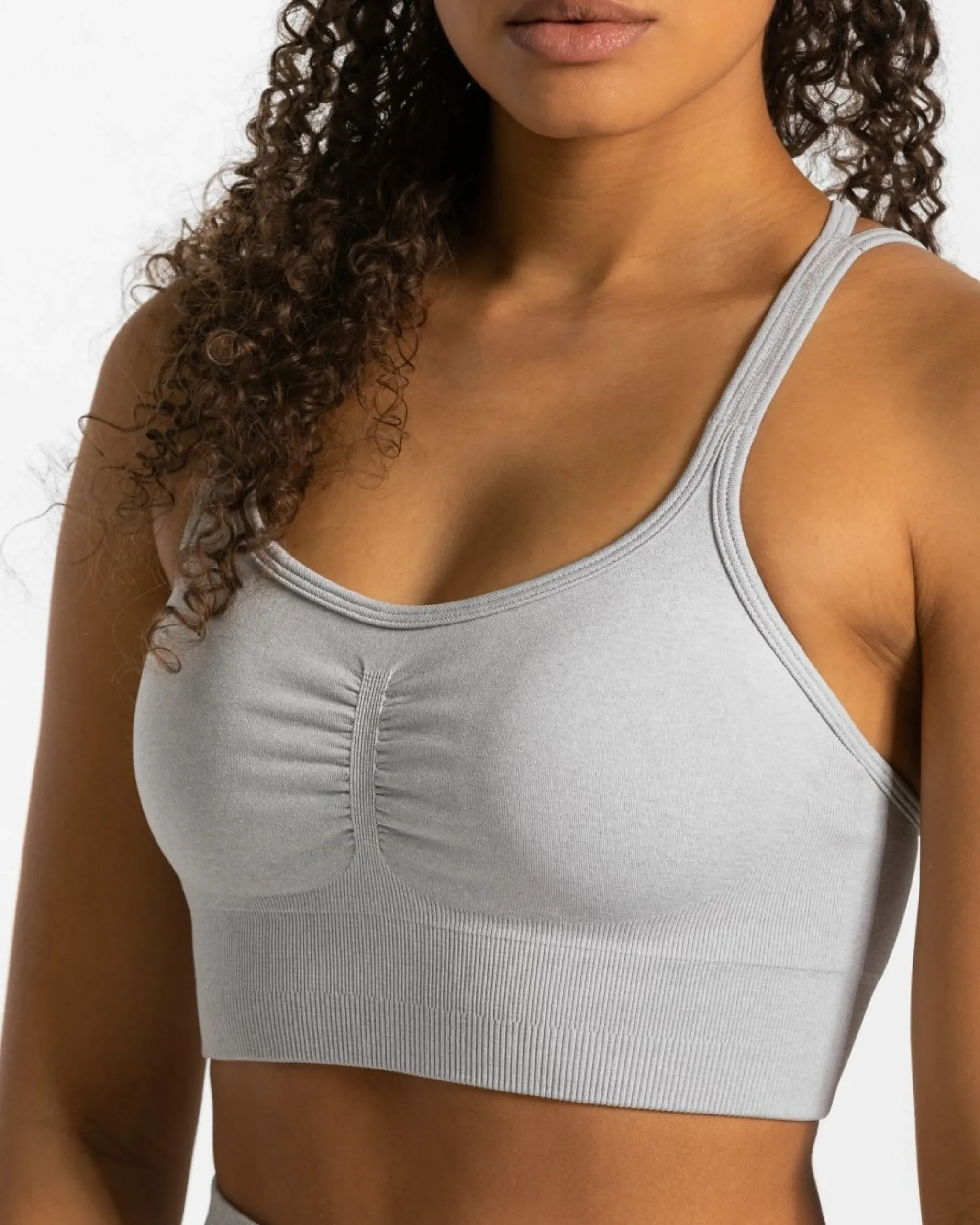 Clearance Brassière Timeless Scrunch « gris clair » Femme Brassières De Sport