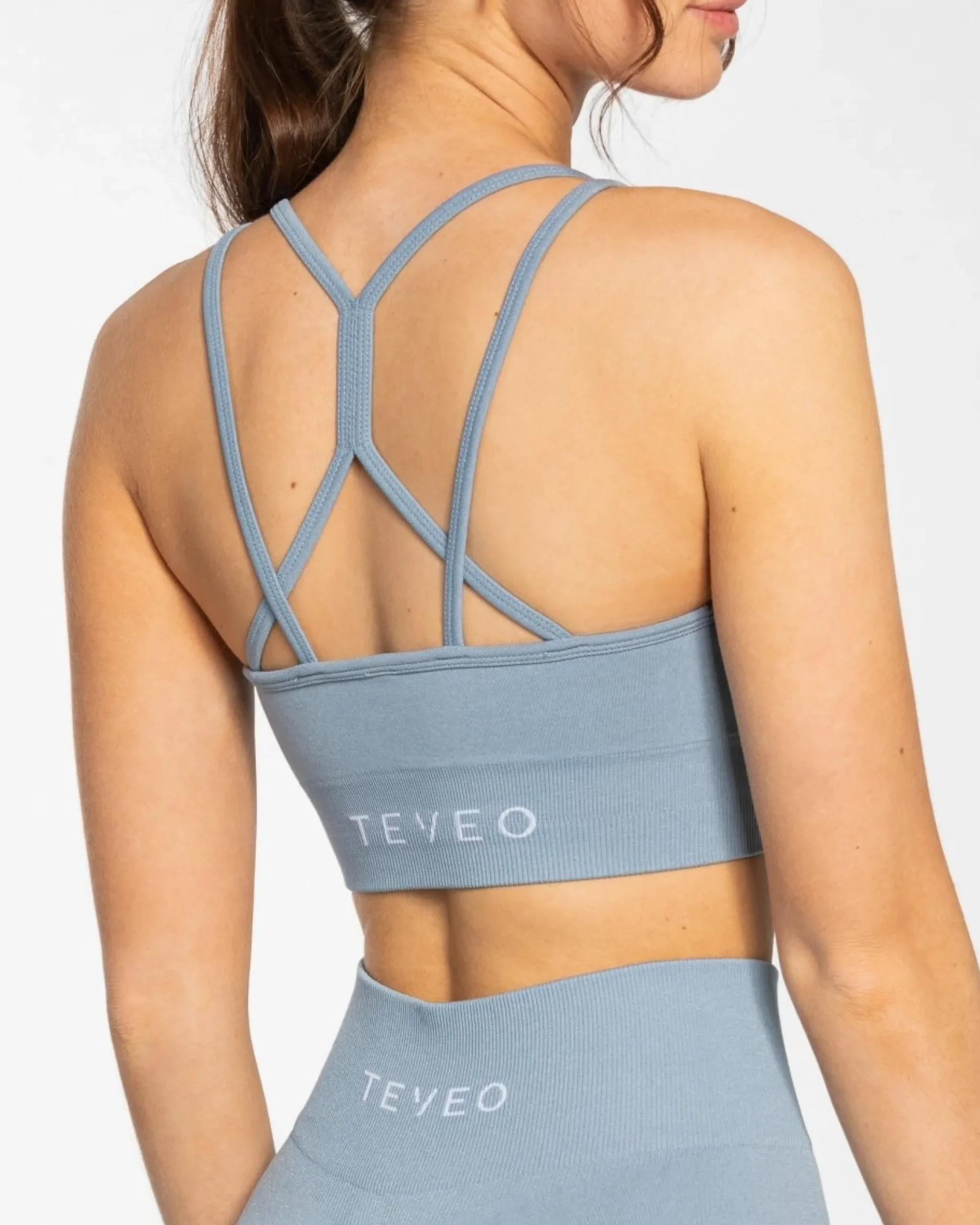 Fashion Brassière Timeless Scrunch « bleu acier » Femme Brassières De Sport