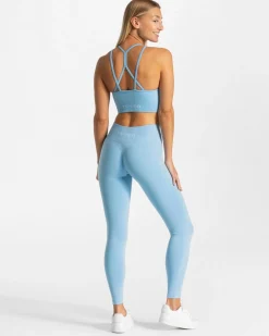 Sale Brassière Timeless Scrunch « bleu layette » Femme Brassières De Sport