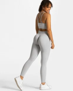 Clearance Brassière Timeless Scrunch « gris clair » Femme Brassières De Sport